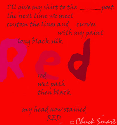 Red & Black Silk
